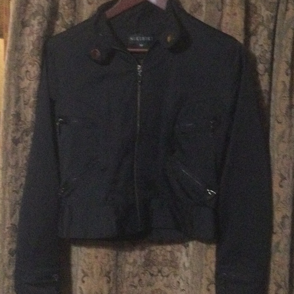 Nikibiki Black Nylon Biker Jacket